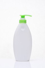 Cosmetics, Moisturizer, Serum Bottle isolated on white.