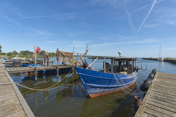 Fototapeta premium Fischerboot Usedom