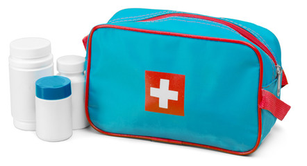 Medication isolated on white