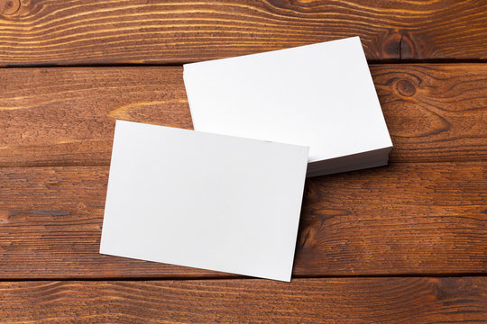 Blank White Paper Mock Up