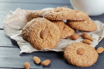homemade oatmeal cookies with nuts