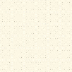 Seamless Grid Pattern. Vector Black and White Background