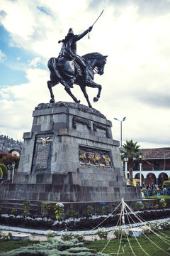 Ayacucho city Main Square, Peru