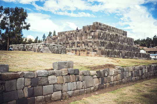 Old pyramidal temple