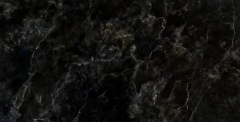 Crédence de cuisine en verre imprimé Pierres Black  marble texture