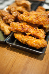 fried chicken with sauce