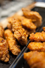 fried chicken with sauce