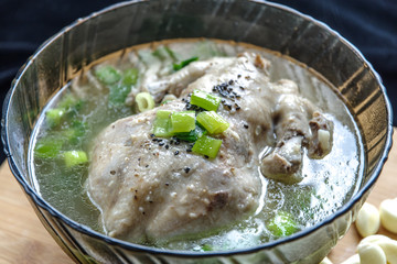 Samgyetang - Korean style  chicken soup