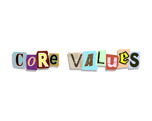 Core Values Paper Letters