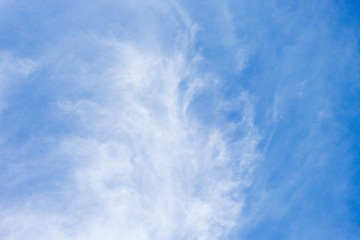 Blue sky with white clouds