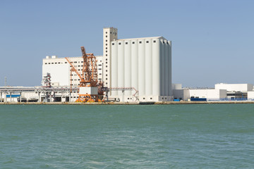 Warehouse on a pier