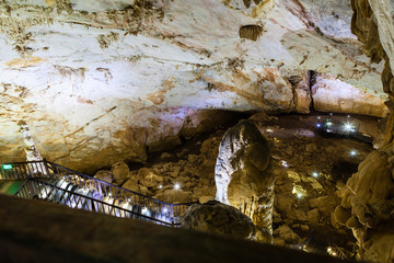 Inside Paradise Cave (Thien Duong Cave), Ke Bang National Park, Phong Nha, Vietnam