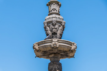 Fototapeta na wymiar Fountain of Campo das Hortas (1594) Braga. Portugal.