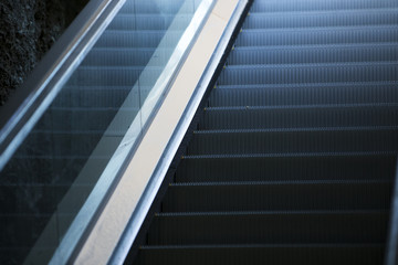 Modern ladder escalator.