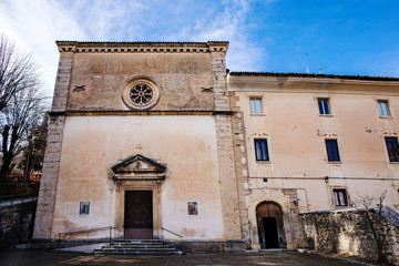 Fototapeta premium Sant'antonio da Padova church at Scanno, Abruzzo