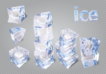 Set of ise cubes
