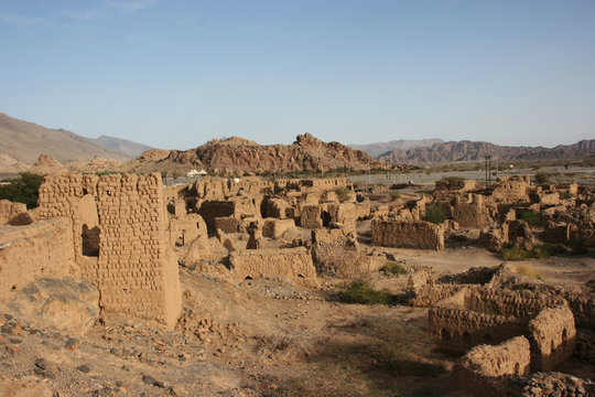 Historic ruins in Tanuf, Oman