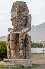 Fototapeta premium Colossi of Memnon in Luxor in Egypt