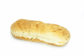 Bread isolated on white background
