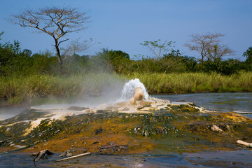 Hot Springs in Semuliki National Park, Uganda