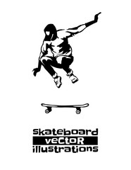 Plakat Skateboarding sports activity
