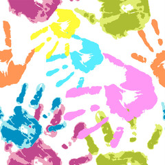 Human hand on a white background vector