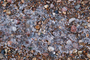 Ice on the rocks