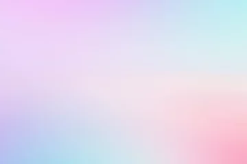 Foto op Plexiglas Abstracte pastelkleurachtergrond, een zachte hemel met wolkenachtergrond in pastelkleur © BK666