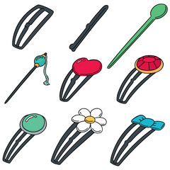 vector set of hairpin