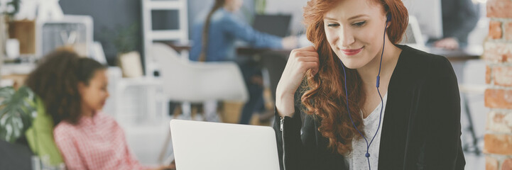 Freelancers in office