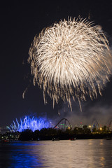 Fireworks at La Ronde, Montreal-Canada