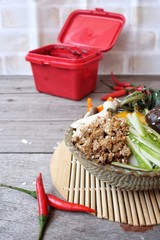 Bibimbap korean food