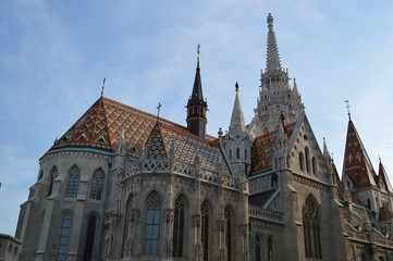 Fototapeta na wymiar Matthia`s Church in Budapest