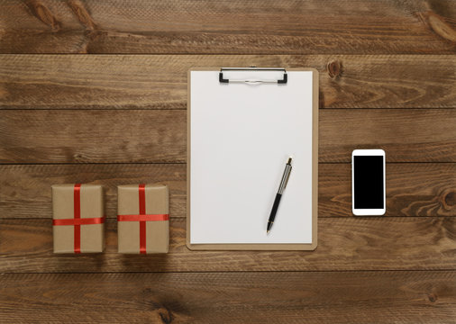 Tabla portadocumentos, tel&eacute;fono, smartphones, bol&iacute;grafo, cajas de regalo, libretas, cuadernos, mancuernas