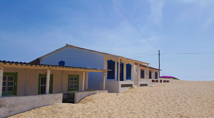 Fototapeta na wymiar Faro Beach House Portugal Europe