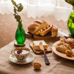 tasty home breakfast