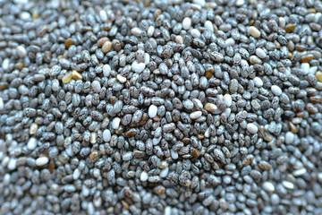 Chia Samen Hintergrund grau 