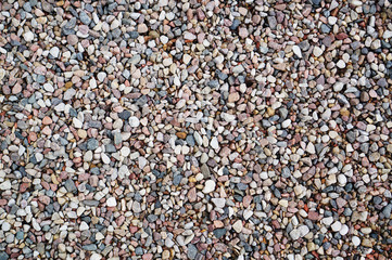 Texture of fine stone granite gravel