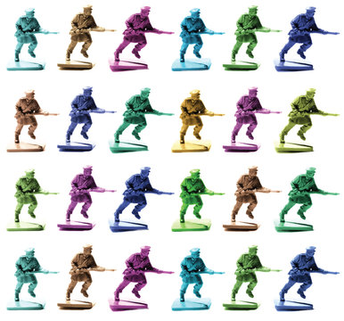 Toy Soldier Pop Art Vector Images