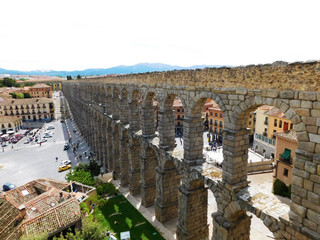Obraz premium Segovia Aqueduct Spain Europe