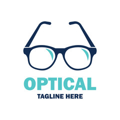 eye clinic / ophthalmic clinic / ophthalmology / optometrist icon with text space for your slogan / tagline, vector illustration