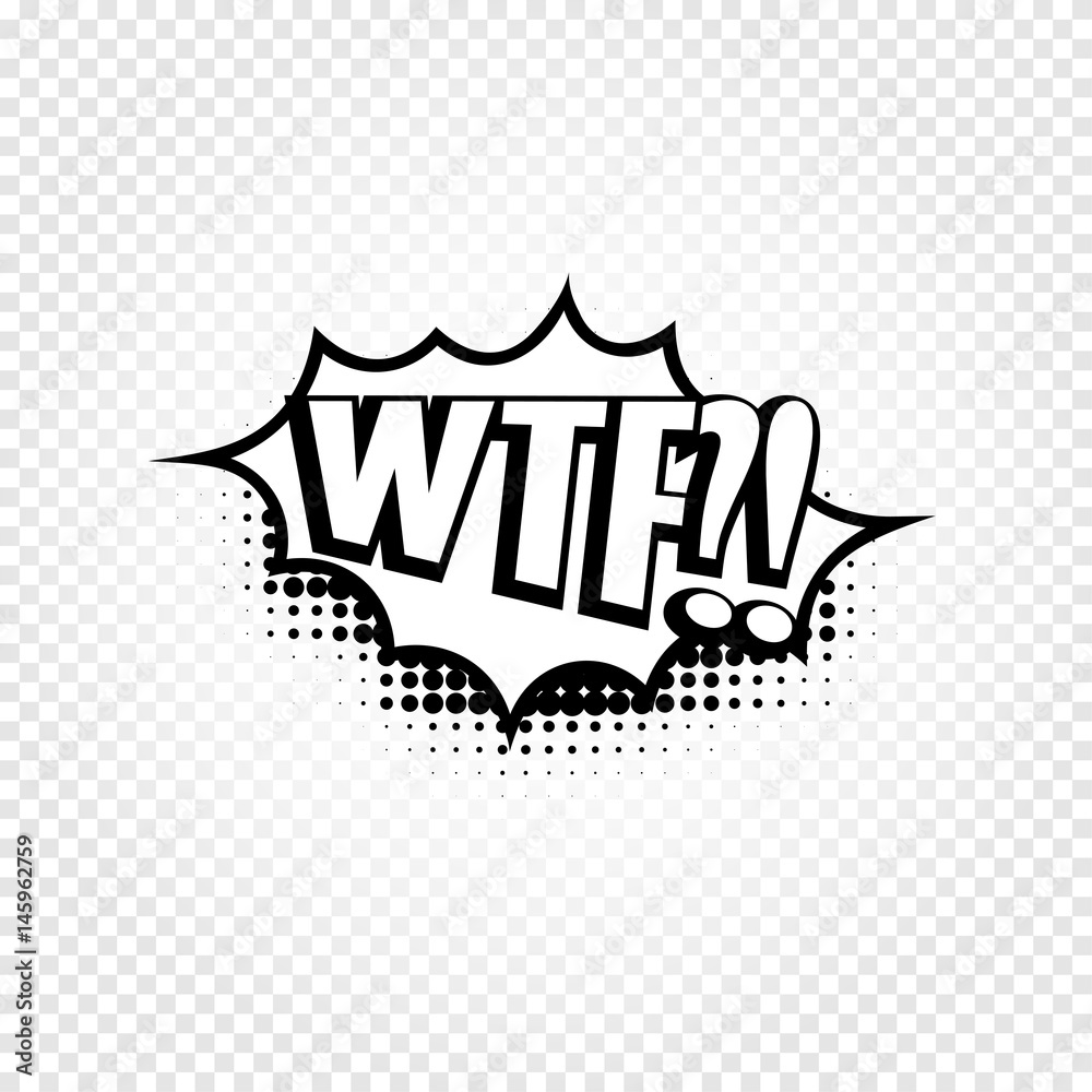 Poster isolated abstract black and white color comics speech balloon icon on checkered background, dialogue