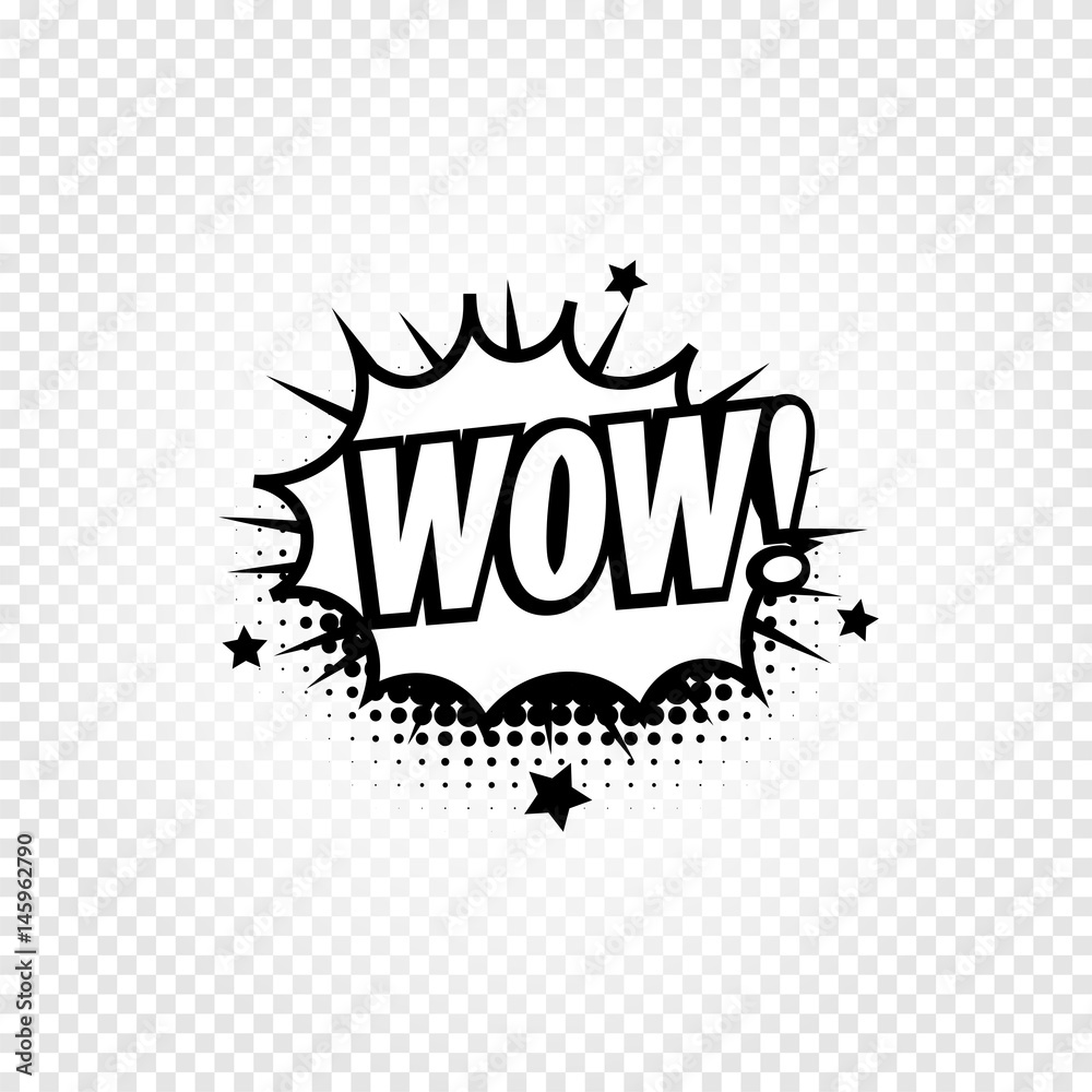 Poster isolated abstract black and white color comics speech balloon icon on checkered background, dialogue