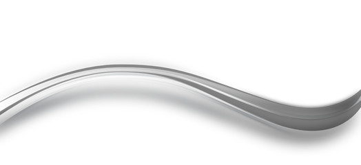 grau Welle Wellen Band Banner Silber