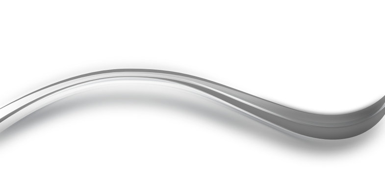grau Welle Wellen Band Banner Silber © eflstudioart
