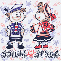 Sailor kids style