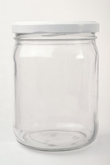 empty glass jar