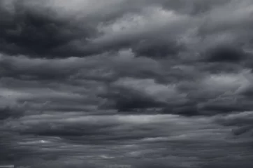 Crédence de cuisine en verre imprimé Ciel Background of dark autumn clouds