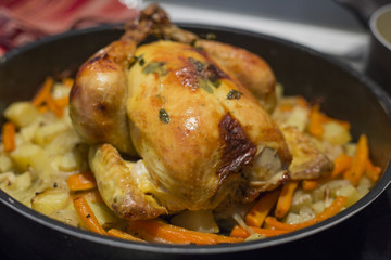 whole roasted chicken