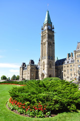 Canada Parliament Buildings in summer, Ottawa, Canada